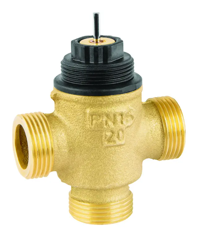 Resideo Dreiwegeregelventil VXE, PN16 DN20, kvs 4, flach dichtend, Auf/Zu VXE20B4.0OF