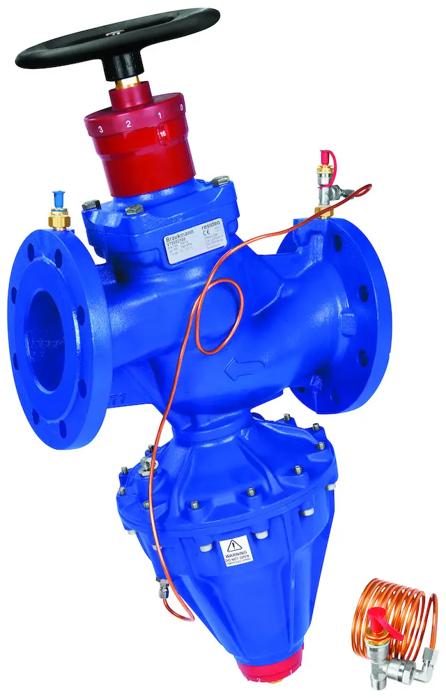 Resideo Diff-dr. Reg.Vent. Kombi-Auto Grauguss, PN 16, DN 65, 20 - 100 kPa V70001065