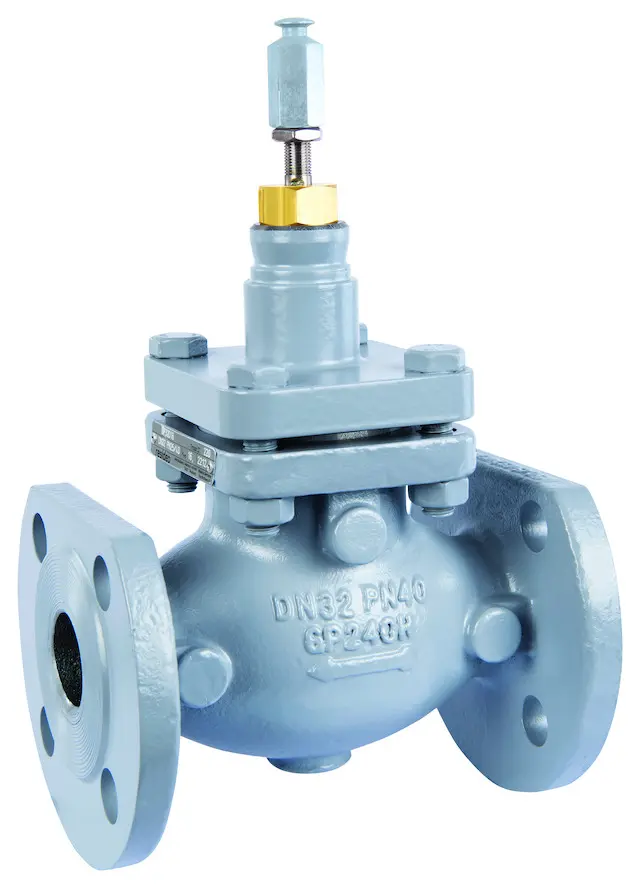 Resideo Zweiwegeventil DF-D Stahlguss, PN40, Flansch DN40, kvs 25 DF40D25-SV