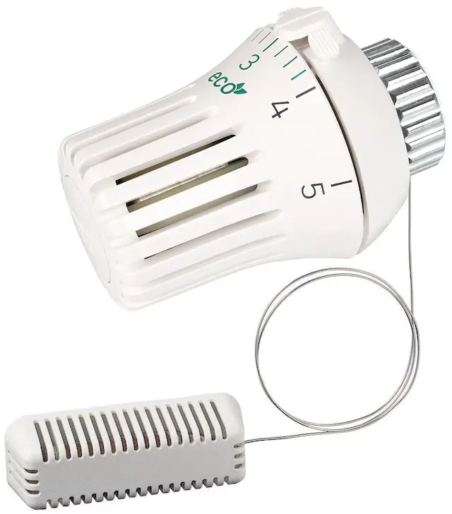 Resideo Thermostatregler Thera-30 weiss, 6-28 Grad C, M30x1,5mm, Fernf. T600020