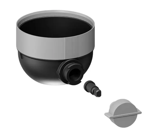 Resideo Umrüstsatz URS-NZ ISO-Flansch auf Bajonett, 1 1/2" - 2" URS-11/2NZ