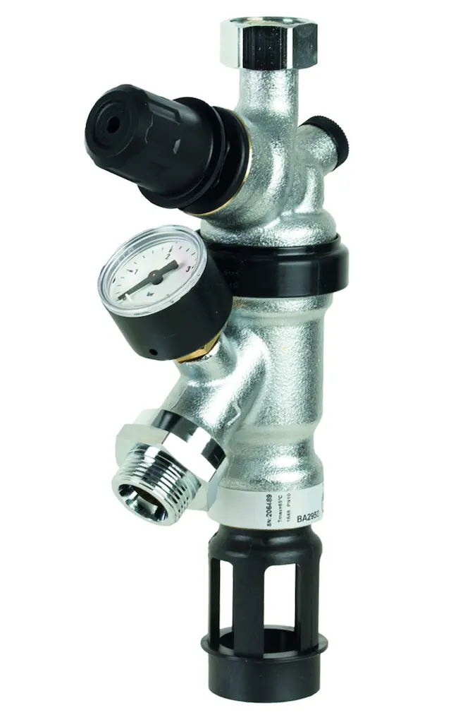 Resideo Systemtrenner BA295D m. Druckmind., bleifrei, verchr., G 3/4 BA295D-3/4LFWDC