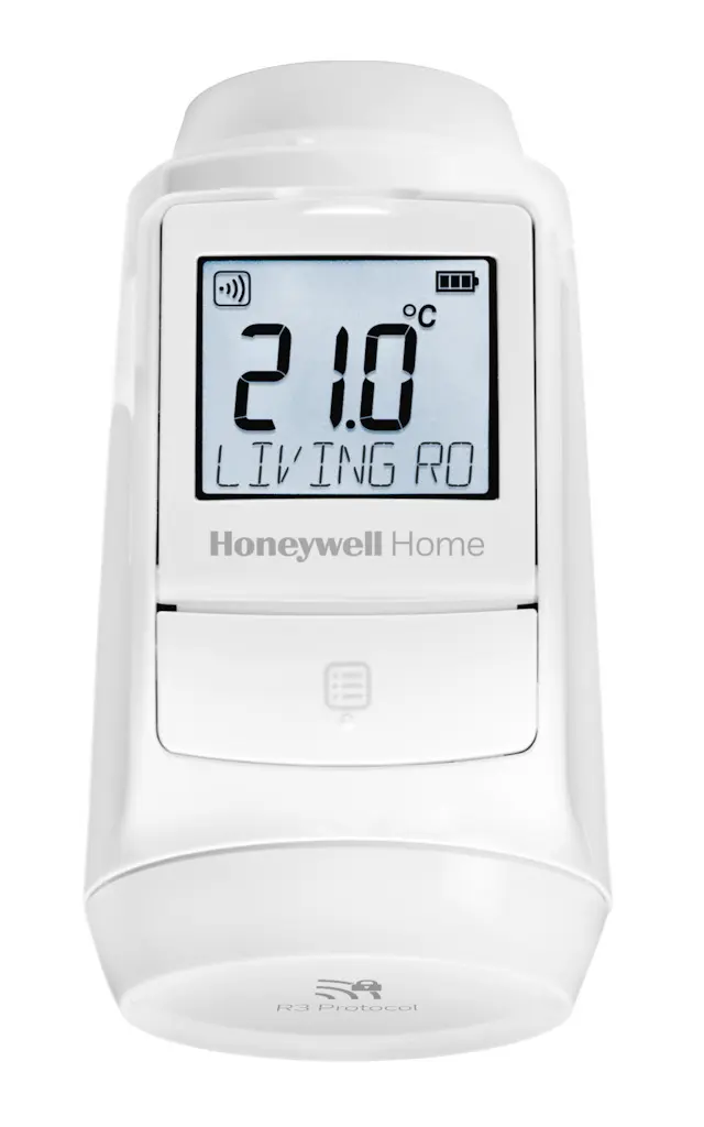 Resideo Elektronischer Heizkörperregler drahtlos, Anschluss M30x1,5mm, weiß HR93