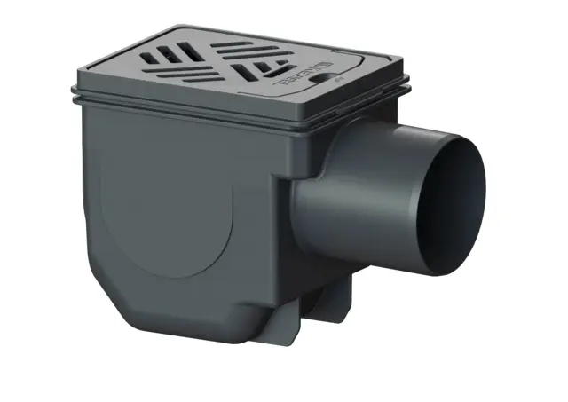 Kessel Kellerablauf DN 100 KE33101 Rost 150x190 schwarz 33101
