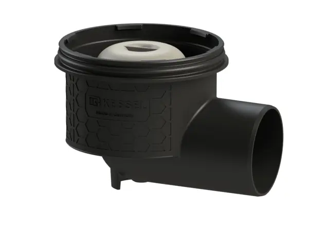 Kessel Corps de base Ecoguss KE48383 DN80 latérale avec dispositif anti-odeur 48383