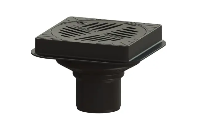 Kessel Avaloir de parking couvert Ecoguss KE48501 carré, DN100 48501