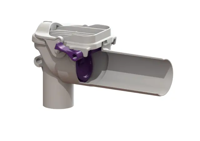 Kessel Backwater valve KE73051 Staufix Siphon DN50 Polymer 73051