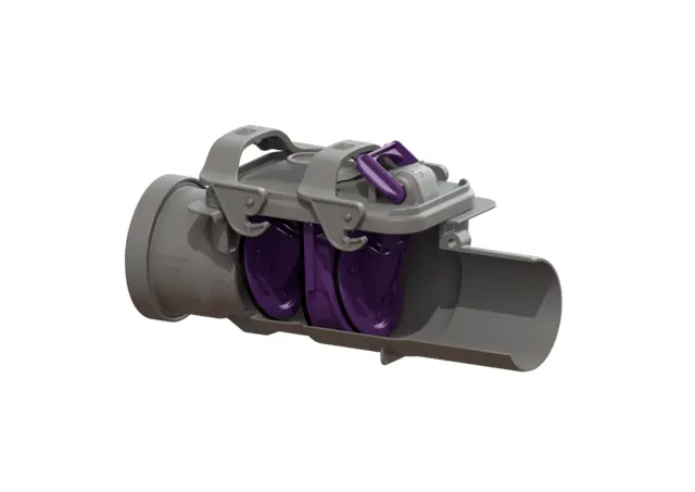 Kessel Rueckstauverschluss KE73070 Staufix DN70 aus Kunststoff 73070