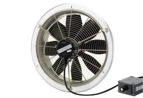 Maico Axial wall fan with steel wall ring, DN 200, single-phase AC, explosion proof EZS 20/4-E E Ex e 0094.0200