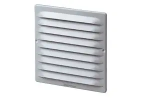 Maico Square external grille for DN 80 to DN 125 ducts, aluminium MGE 80/125 0078.0030