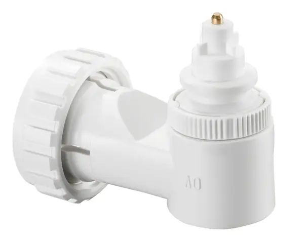 Oventrop Angle pattern adapter for Radiators with integrated distributor on both sides compression connection white 1011452