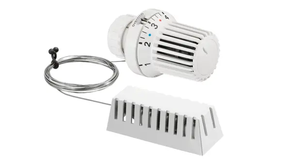 Oventrop Thermostat Uni XD  7-28 C, 0 * 1-5, Fernfühler 2m, weiß 1011575