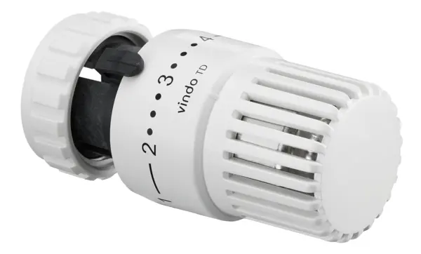 Oventrop Thermostat vindo TD  7-28 C, 0 * 1-5, Flüssig-Fühler, weiß 1013076
