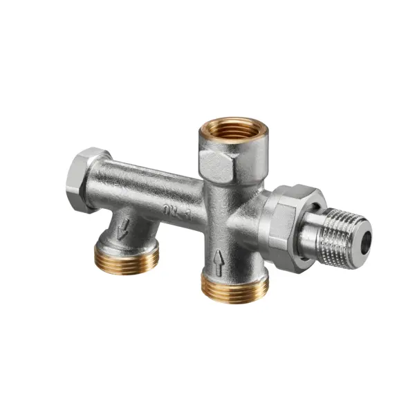 Oventrop 1-pipe connection piece Uno 3/4 external thread with Insulation Screw connection 1013161