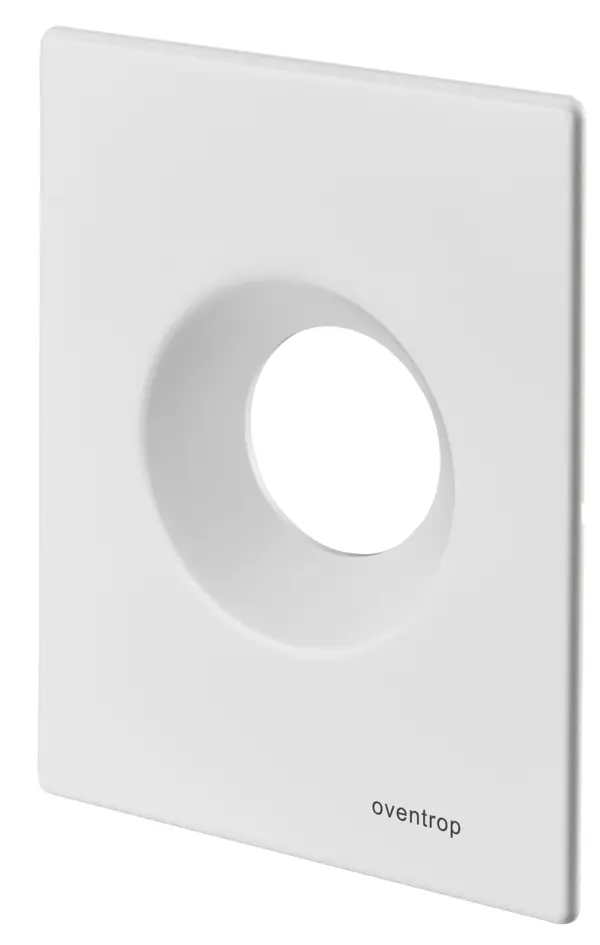 Oventrop Abdeckplatte für Unibox  Einzelraumregelung,Bautiefe 110mm, weiß 1022691