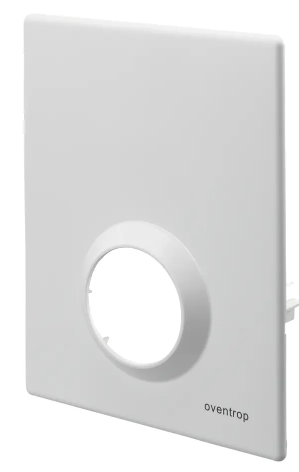 Oventrop Abdeckplatte für Unibox  Einzelraumregelung,Bautiefe 57mm, weiß 1022693
