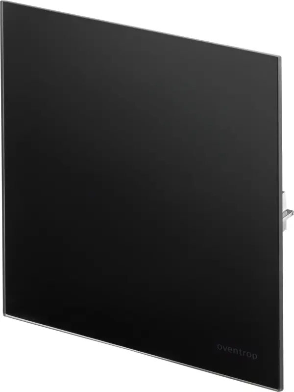 Oventrop Abdeckung für Unibox E RTL geschlossen, Echtglas schwarz 1022765