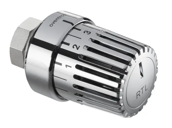 Oventrop Thermostat Uni RTLH chrome-plated 20-50 C for Backflow temperature limiter 1027172