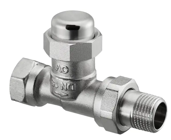 Oventrop HK-Verschraubung Combi LR  DN10  3/8 , PN10, Ms, Dg, vernickelt 1027662