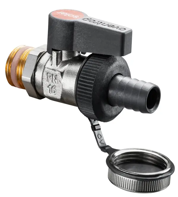 Oventrop KFE-Kugelhahn Optiflex  für Solar, DN 15, Durchgang, vernickelt 1033372