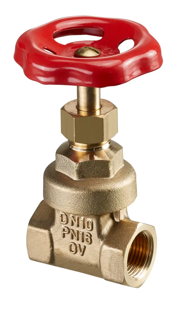 Oventrop Gate Valve DN15 1/2  internal thread PN16 brass standard model 1040004