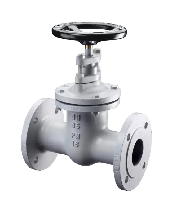 Oventrop Gate Valve Hygate AFC PN 16 DN 40 both ports flanged with insulating facility cast iron Flange DIN 2501 1045049