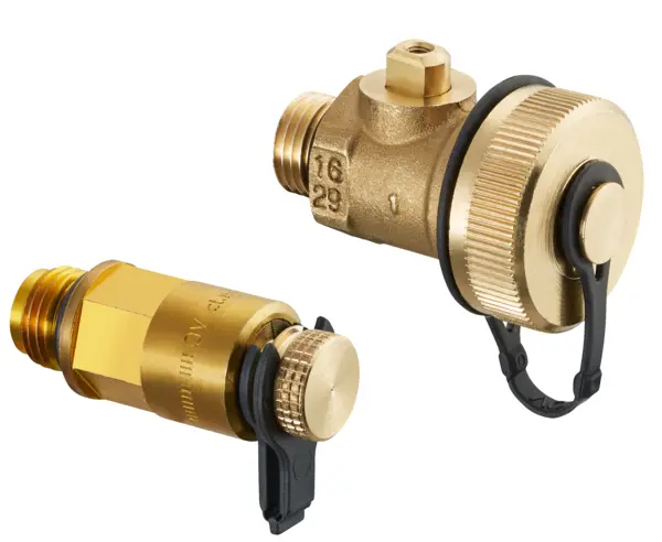 Oventrop Set 3 = 1 Messventil u. 1 F+E - Kugelhahn f.Hydrocontrol,classic-Technik 1060381
