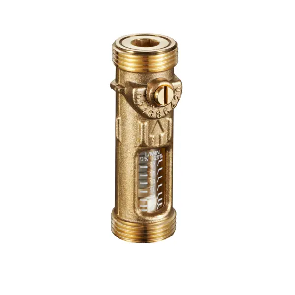 Oventrop Balancing Valve Hycoflow VTB with flow display DN20 both ports external thread PN10 1060906