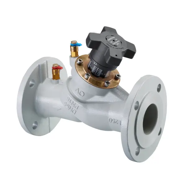 Oventrop Strangreg.Vent.Hydrocontrol VFC DN150, PN16, Flansch/DIN,2 Meßvent.,GG25 1062655