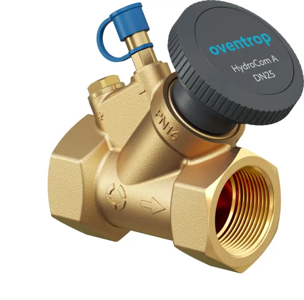 Oventrop Strangabsperrventil HydroCom A PN16 DN15, Rp1/2 IG, HydroPort, EZB 1062724