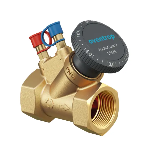 Oventrop Strangabsperrventil HydroCom A PN16 DN25, Rp1 IG, HydroPort, EZB 1062728