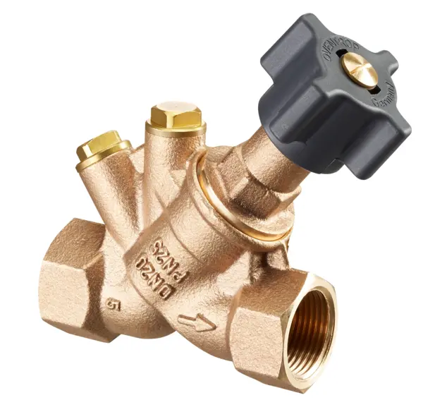 Oventrop Str.-Absp.Vent.Hydrocontrol ATR DN50 2 Zoll  IG  mit Blindstopfen  Rotguss 1067516