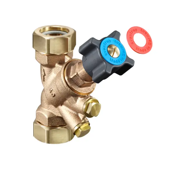 Oventrop Str.-Absp.Vent.Hydrocontrol ATR DN15  3/4 AG, mit Blindstopfen  Rotguss 1067604