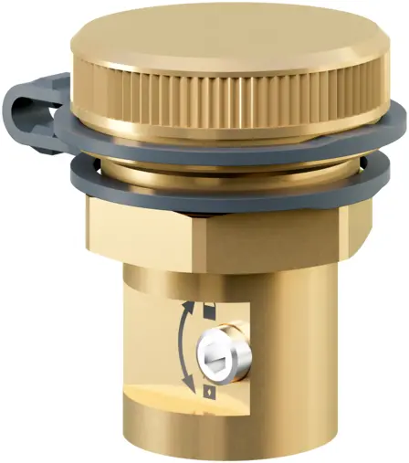 Oventrop Oventrop Adaptateur HydroPort pour le remplissage, la purge et la vidange à l'aide des robinets auxiliaires HydroPort 1069601 1069601