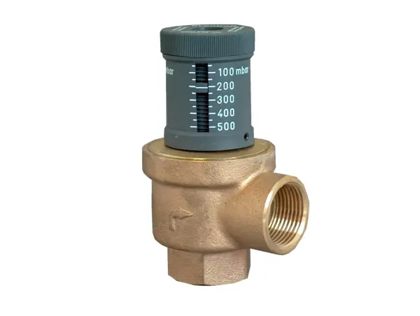 Oventrop Differential pressure overflow  Valve DN20 3/4 female thread PN10 with dp-display 1085206