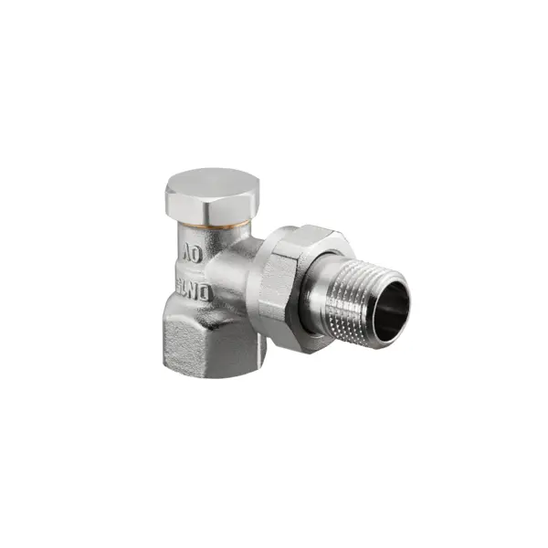 Oventrop Radiator Screw connection Combi 2 DN15 1/2 PN10 angle pattern Ms nickel-plated 1091062
