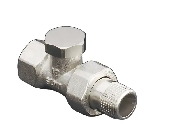 Oventrop HK-Verschraubung Combi 2  DN15  1/2 , PN10, Durchgang, Ms, vern. 1091162