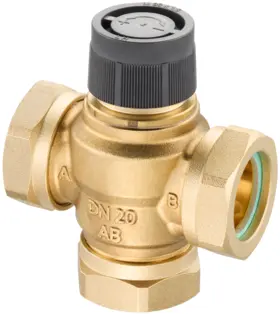 Oventrop Oventrop Robinet à trois voies Tri CTB PN 16, DN 20, Filetage mâle, Kvs: 4.3 1131306 1131306