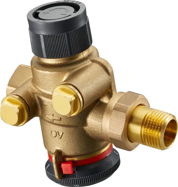 Oventrop Regulierventil  Cocon QTZ  ohne Messventile, DN15, AG/IG,200-1300 l/h 1143704