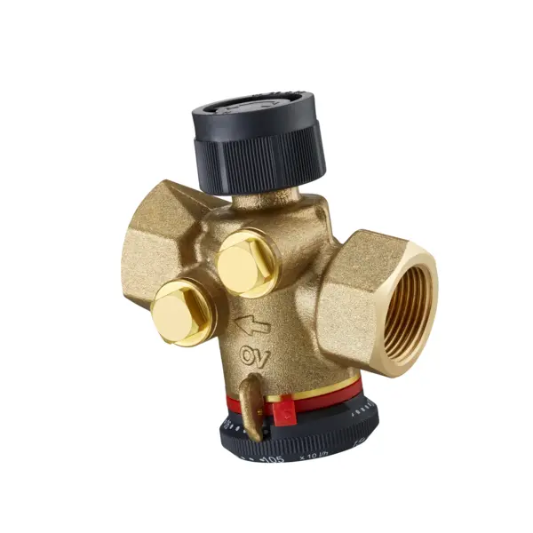Oventrop Control valve Cocon QTZ , without measuring valves, DN15, both sides internal thread, 30-210 l/h 1147504
