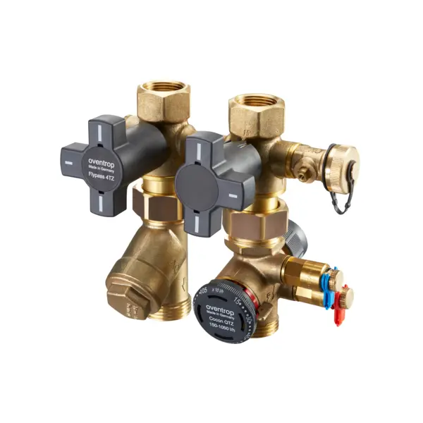 Oventrop Connection fixture Flypass Set1 DN20 with Strainer insert and Cocon QTZ 1149551