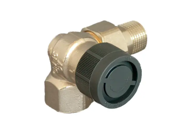 Oventrop Thermostatventil Baureihe A  DN10  3/8 Zoll, PN10, Winkel-Eck links 1181390