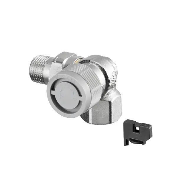 Oventrop Thermostatventil  AQ  DN10, Winkeleck rechts, mit  Q-Tech  1183361
