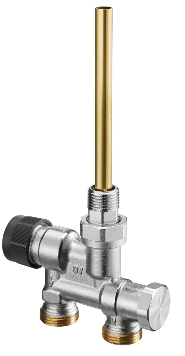 Oventrop Tauchrohrventil Zweirohr-System DN15  3/4 AG, senkrechte Lanze 1183581