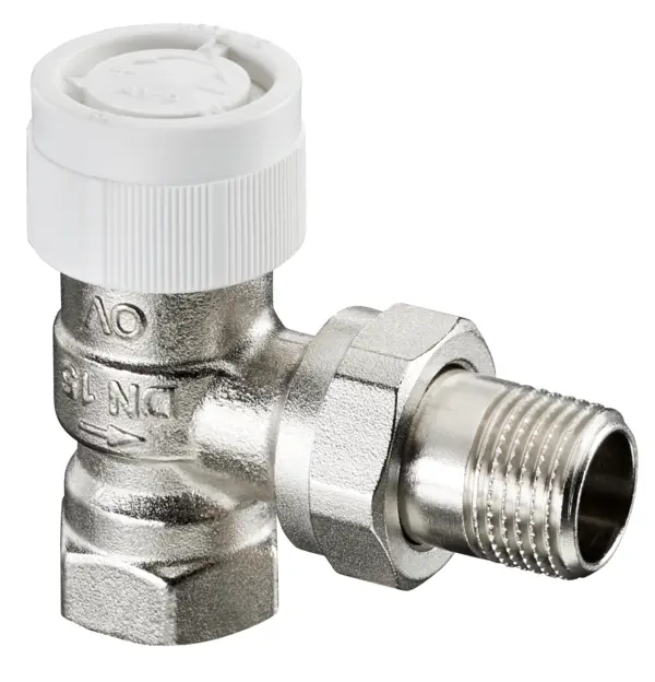 Oventrop Thermostatventil Baureihe AV9  DN10  3/8 Zoll , PN10, Eck 1183703