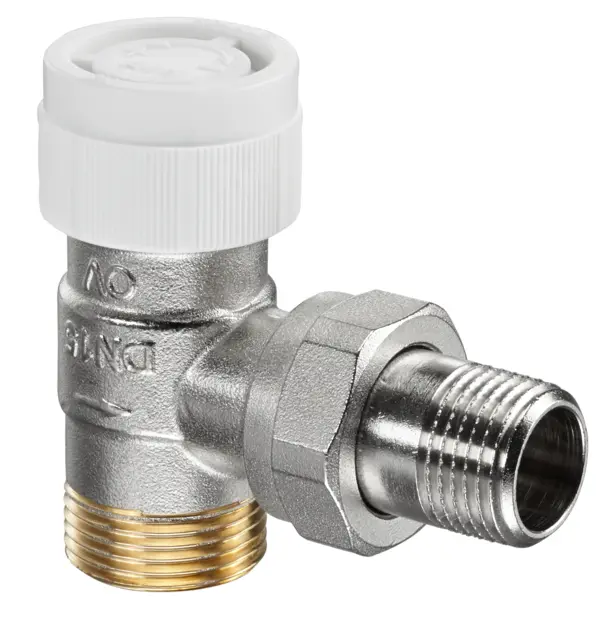 Oventrop Thermostatventil Baureihe AV9  DN15  3/4 x 1/2 , PN10, Eck 1183747