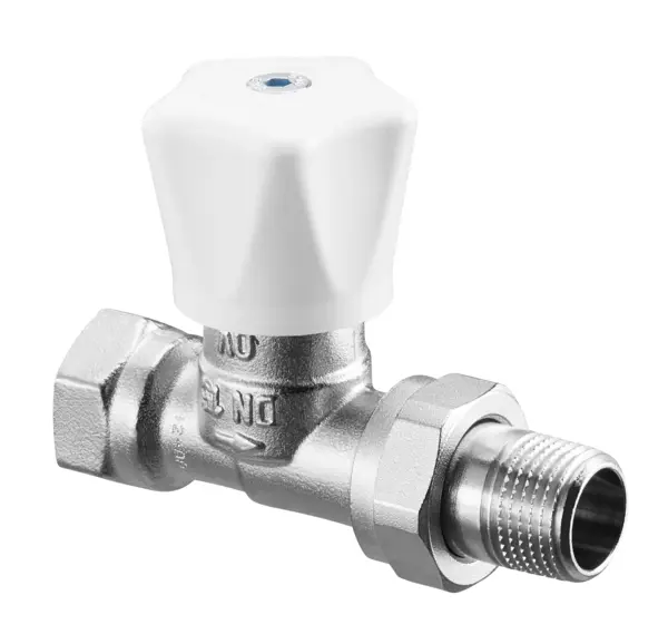 Oventrop Handreguliervent. Baureihe HRV  DN20 3/4 ,PN10,Dg,Handregulierkopf weiß 1191606