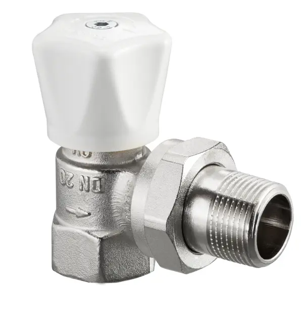 Oventrop Handreguliervent. Baureihe HRV  DN15 1/2 Zoll ,PN10,Eck,verkürztes Baumaß 1194504