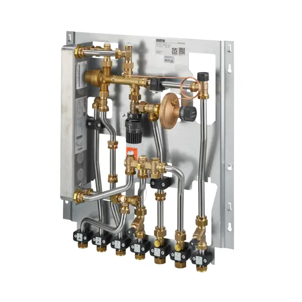 Oventrop Wohnungsstation  Regudis W-HTF  Wärmeübertrager nickelgelötet, 17 l/min 1341152