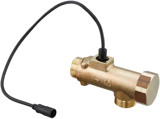 Oventrop Volume flow sensor for Regudis W-HTE dwelling stations, integrated in a housing, with hall effect sensor and slide-in turbine 1344693
